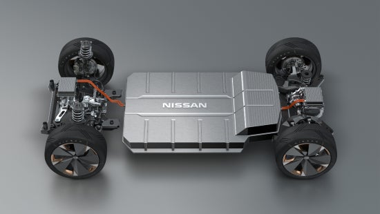 Internal shot of Nissan EV engine | Dutch Miller Nissan Of Bristol in Bristol TN