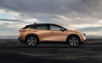 Side view of Nissan ARIYA | Dutch Miller Nissan Of Bristol in Bristol TN