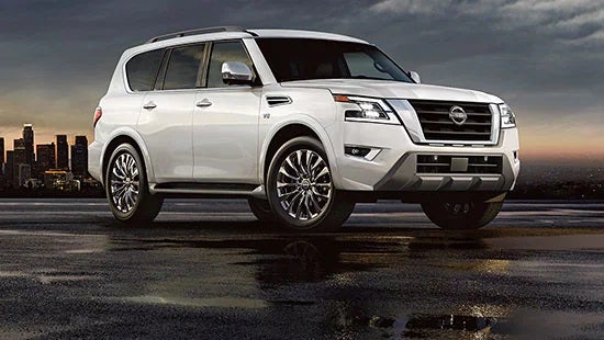 2023 Nissan Armada new 22-inch 14-spoke aluminum-alloy wheels. | Dutch Miller Nissan Of Bristol in Bristol TN