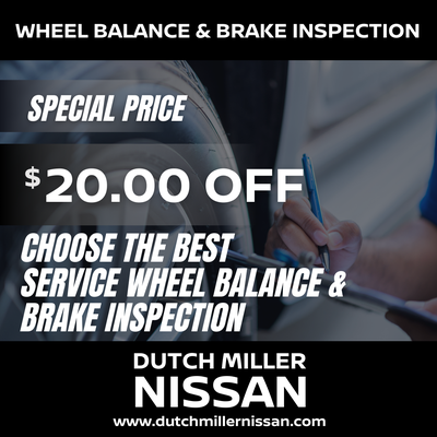 Wheel Balance & Brake Inspection